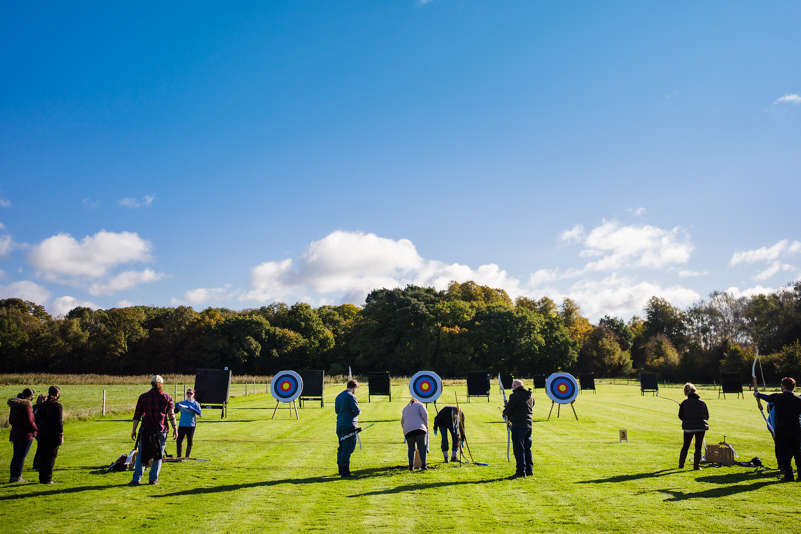 Archers on a beginners course